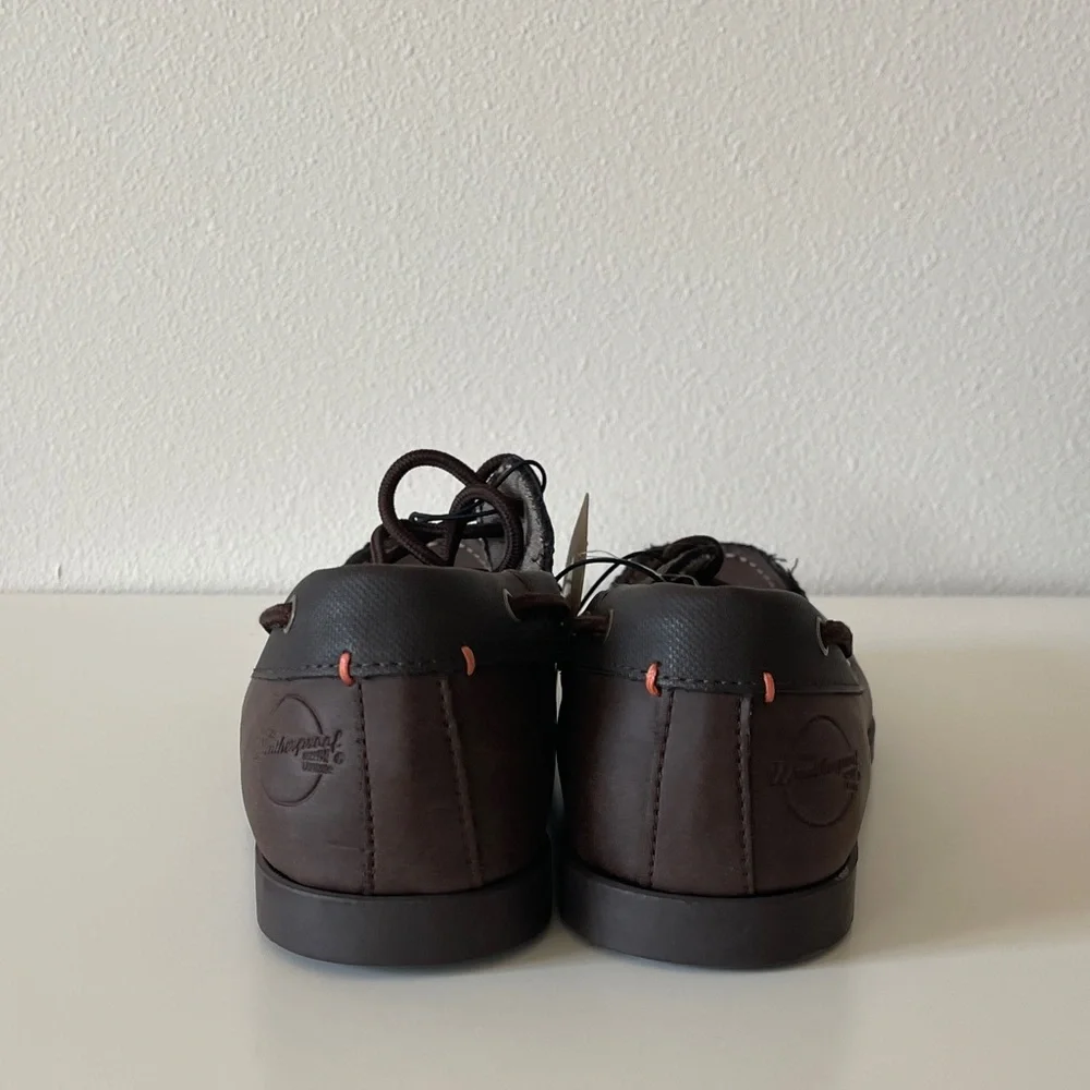 Weatherproof‎ Men's Brown Leather Boat Shoes Size 8